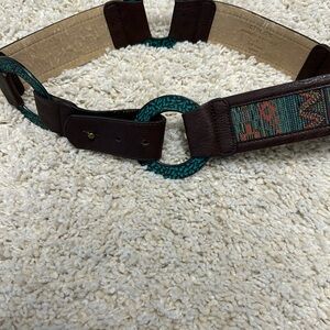 Chico's Brown and Teal Belt
